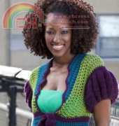 Redheart LW2381 - Puff Sleeve Jacket