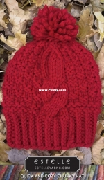 Quick and Cozy Chunky Hat by Estelle Yarns-Free
