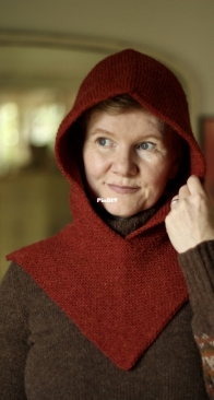 Hairst Hap Hood by Gudrun Johnston