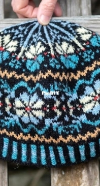 Buggiflooer Beanie by Alison Rendall - Shetland Wool Week Annual 2023, Volume 9