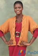 Cable Edge Cardigan by Bernat Design Studio -Free