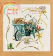 Lanarte 34349 Vera Mouse in wheelbarrow by Marjolein Bastin