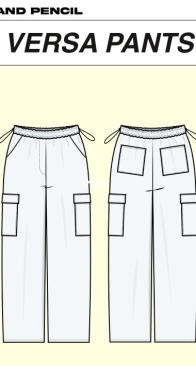 Puff and Pencil - Anne Sofie Banke and Marie Friis Løye - Versa Pants - Sizes XXS-XXL