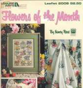 Leisure Arts Leaflet 2008 - Flowers of the Month - Kooler