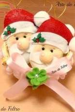 Arte do Feltro-Felt Santa Claus- Portuguese-Free