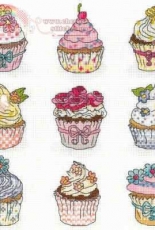 Bothy Threads XH5 Summer Cup Cakes