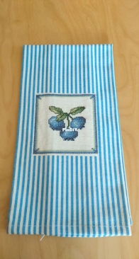 Blueberries towel