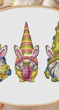 MIYAstitch - Easter Gnomes by Minasyan Yana
