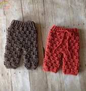 Texture Weave Baby Pants or Shorties by Crochet by Jennifer