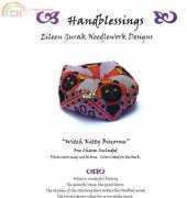 Handblessings - Witch Kitty Biscornu
