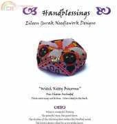 Handblessings - Witch Kitty Biscornu