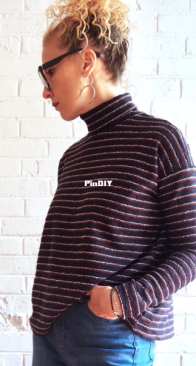 Tessuti Fabrics - Monroe Turtleneck - Sizes XXS-XXL - Free