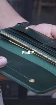 CraftsmanGus Pattern - Long Trucker Wallet - Leather