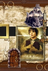 Digital scrapbooking - LOTR