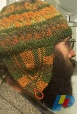 Andean Earflap Hat by Mary Jane Mucklestone-Free