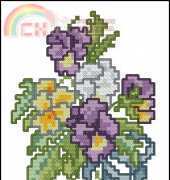 The Vermillion Stitchery Floral Bouquet 4 XSD