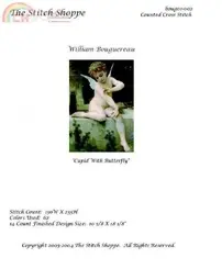 The Stitch Shoppe bougo1-002 Cupid with Butterfly
