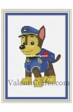 Valenti Cross Stitch sp 198 - Paw Patrol - Chase
