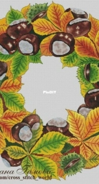 Chestnut Wreath by Svetlana Gamova