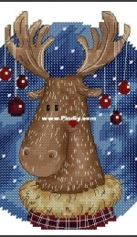 MiAxStitch - Christmas Moose by Minasyan Yana/ Jane Eyre XSD