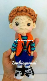 Zombiegurumi - Luisa Contreras - Naughty Gabito - Gabito travieso - Spanish