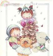 Lanarte 22015 - Little Friends Birth Sampler - Maria van Scharrenburg