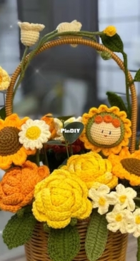 Idrawyoursmile - Lucía Zhan - Flower crochet Bundle 1