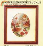 Anchor AD208 Wrens ans Honeysuckle