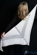High in the Sky Shawl by Shui Kuen Kozinski