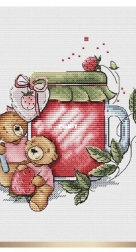 Fun Sheep FS/22-104 - Strawberry Bears by Anastasia Kravtsova /Eremeeva