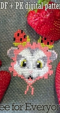 The Cozy DH Stitchery - Possum Strawberry - free