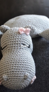 Hobbii Design - Pif Paf - Fiona the Hippo Baby comforter - German and English - Free