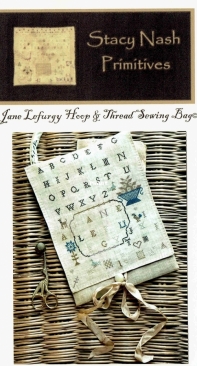 Stacy Nash Primitives - Jane Lefurgy Hoop & Thread Sewing Bag