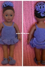 Snuggly Fox Designs - Brooke Rabideau - Ballet Accessories for 18 inches Doll