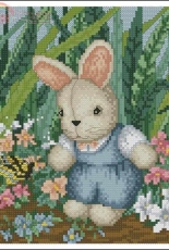 Boy and Girl Bunny from Leisure Arts 2967 Bunnies Galore