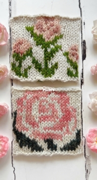 June Knit Blocks Afghan by Annah Homebird - Free