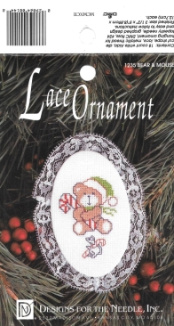 Designs For The Needle - Lace Ornament - 1235 Bear & Mouse
