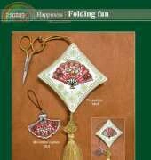 DOME Istitch 250809 Happiness Folding Fan pinkeep