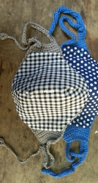 Reversible Face masks Crocheted