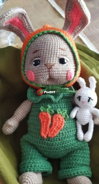Htc Design Gurumi - Hatice Karakuş - Bunny Oliver - Tavşan Oliver - Turkish