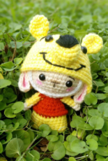 Mao Xian Qiu Mao Qiu - Costume Doll Cat Series - Winnie the Pooh - Chinese