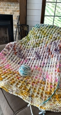 Waffle Stitch Throw by Vanessa Ewing - Free