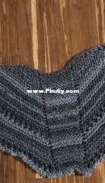 Over The Moon Shoulder Shawl by Sharon Barry Moon-Free