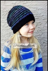 Newborn Knots - Amanda Chapman - 91 Unforgettable Ridges Slouchy/Beanie