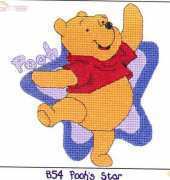Designer Stitches B54 Poohs Star