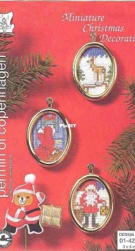 Permin 01-4289 - Miniature Christmas Decorations