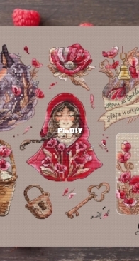 Little Red Riding Hood Sampler by Karina Karry