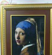 Girl with pear earing