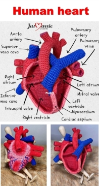 Jus Marrie Crochet - Jusmayre Rosa - Human Heart