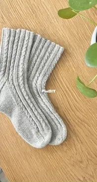 Mountain Walk Socks Chunky by Florence Miller - Handmade by Florence